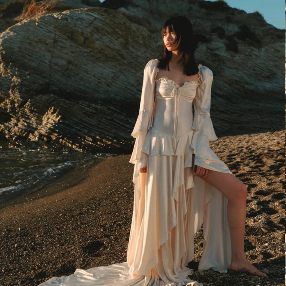 For Love And Lemons Cream Gown
